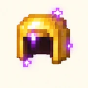 Gold helmet