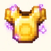 Gold chestplate