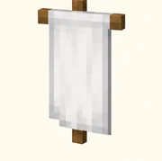 White banner